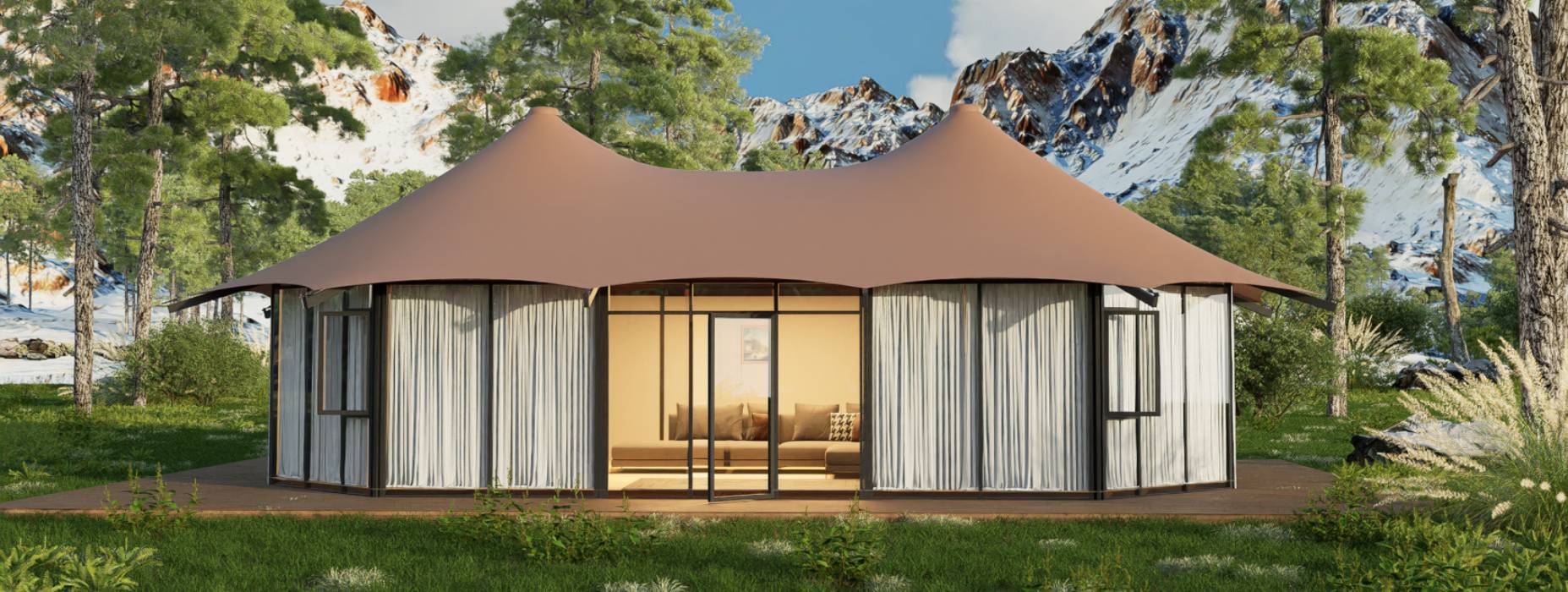 古城区移动式建筑钢结构房屋